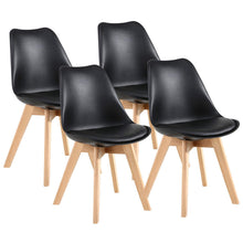 MIMOCASA Sillas de Comedor, Pack 4 Sillas Comedor Nórdico, 43×38×76cm