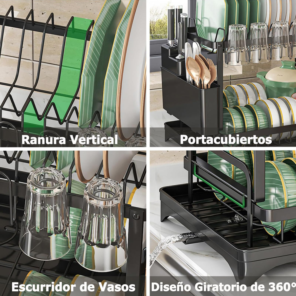 MIMOCASA Escurreplatos sobre Fregadero