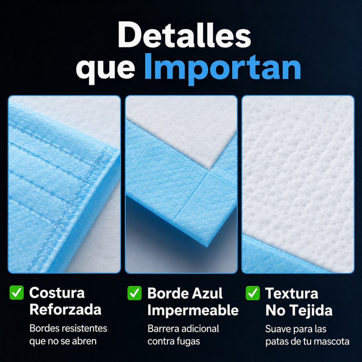 200 Empapadores para Perros, Almohadillas de Adiestramiento Ultra Absorbentes de 5 Capas, Antifugas con Base Impermeable, para Cachorros y Perros Adultos, 40x50/60x60/60x90 cm
