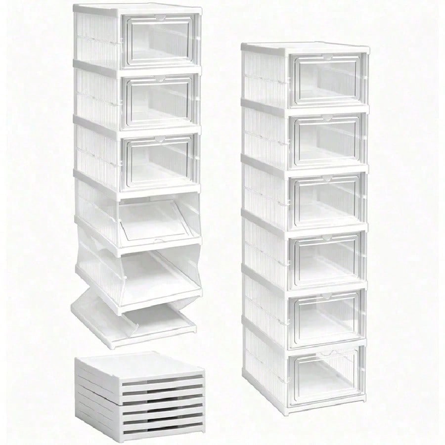 MIMOCASA Cajas Zapatos Transparente Foldable6