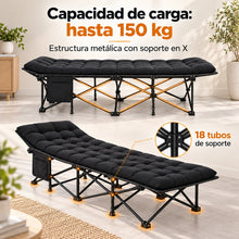 Cama de Camping Plegable para Adultos, Cama Plegable Portátil con Bolsa de Transporte, Cama Auxiliar de Viaje para Camping, Playa, Jardín, Oficina y Hogar, Cama Exterior Multifuncional para Descanso Interior y Exterior