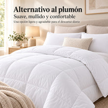 Edredón Nórdico Alternativo al Plumón Blanco, Edredón con Relleno Incluido para Cama 90/105/135/150/180, Edredones de Cama 150, Relleno Nórdico Suave y Confortable, Edredón Acolchado para Entretiempo, Otoño e Invierno, Gramajes 200/300/400 gr/m²