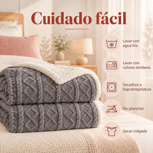 Manta para Sofá y Manta para Cama de Doble Capa, Mantas para Sofá y Mantas para la Cama, Manta Suave, Cálida, Mullida para Otoño e Invierno, Mantas de Invierno para Dormitorio y Salón, Manta de Cama, Mantas Cálidas, Manta Decorativa, Decoración Habitación
