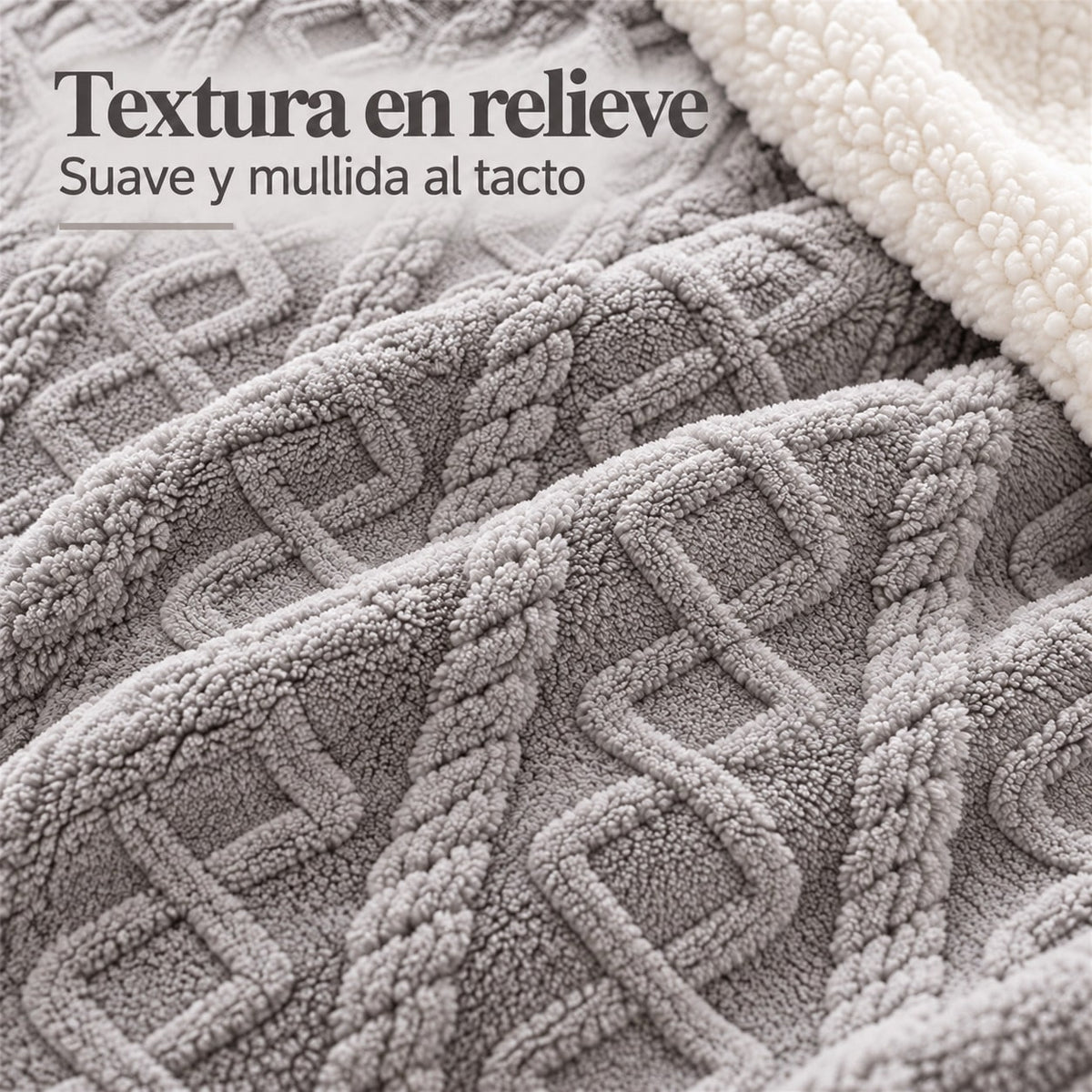 Manta para Sofá y Manta para Cama de Doble Capa, Mantas para Sofá y Mantas para la Cama, Manta Suave, Cálida, Mullida para Otoño e Invierno, Mantas de Invierno para Dormitorio y Salón, Manta de Cama, Mantas Cálidas, Manta Decorativa, Decoración Habitación