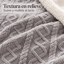 Manta para Sofá y Manta para Cama de Doble Capa, Mantas para Sofá y Mantas para la Cama, Manta Suave, Cálida, Mullida para Otoño e Invierno, Mantas de Invierno para Dormitorio y Salón, Manta de Cama, Mantas Cálidas, Manta Decorativa, Decoración Habitación