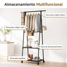 MIMOCASA Perchero burro con barra extensible
