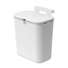 MIMOCASA Cubo de Basura Colgante 9L, Cubo Basura de Plástico con Tapa