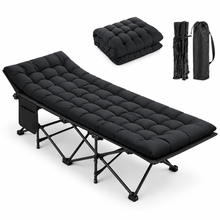 Cama de Camping Plegable para Adultos, Cama Plegable Portátil con Bolsa de Transporte, Cama Auxiliar de Viaje para Camping, Playa, Jardín, Oficina y Hogar, Cama Exterior Multifuncional para Descanso Interior y Exterior