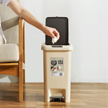 MIMOCASA Cubo para Baño : Cubo Basura Baño con Tapa a Presión y Pedal, Papelera Baño para Cocina, Baño, Sala de Estar, Oficina, Lugar Estrecho, Asa de Transporte Portátil