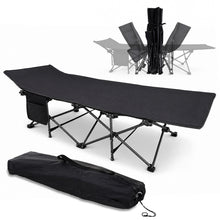 Cama de Camping Plegable para Adultos, Cama Plegable Portátil con Bolsa de Transporte, Cama Auxiliar de Viaje para Camping, Playa, Jardín, Oficina y Hogar, Cama Exterior Multifuncional para Descanso Interior y Exterior