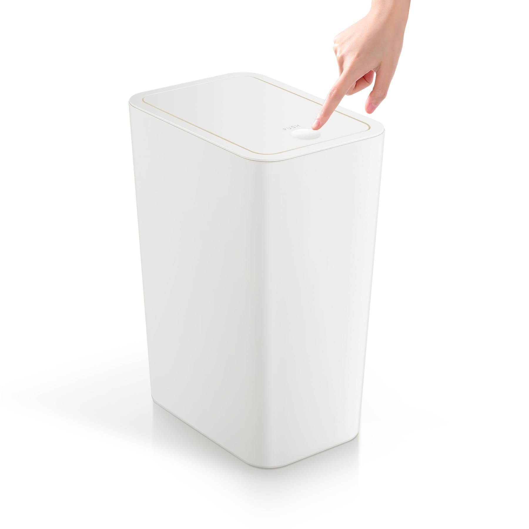 MIMOCASA Cubo de Basura con Tapa a Presión