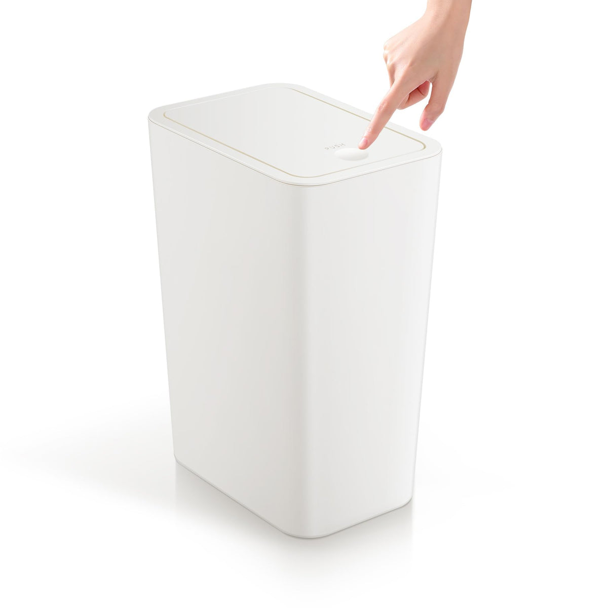 MIMOCASA Cubo de Basura con Tapa a Presión