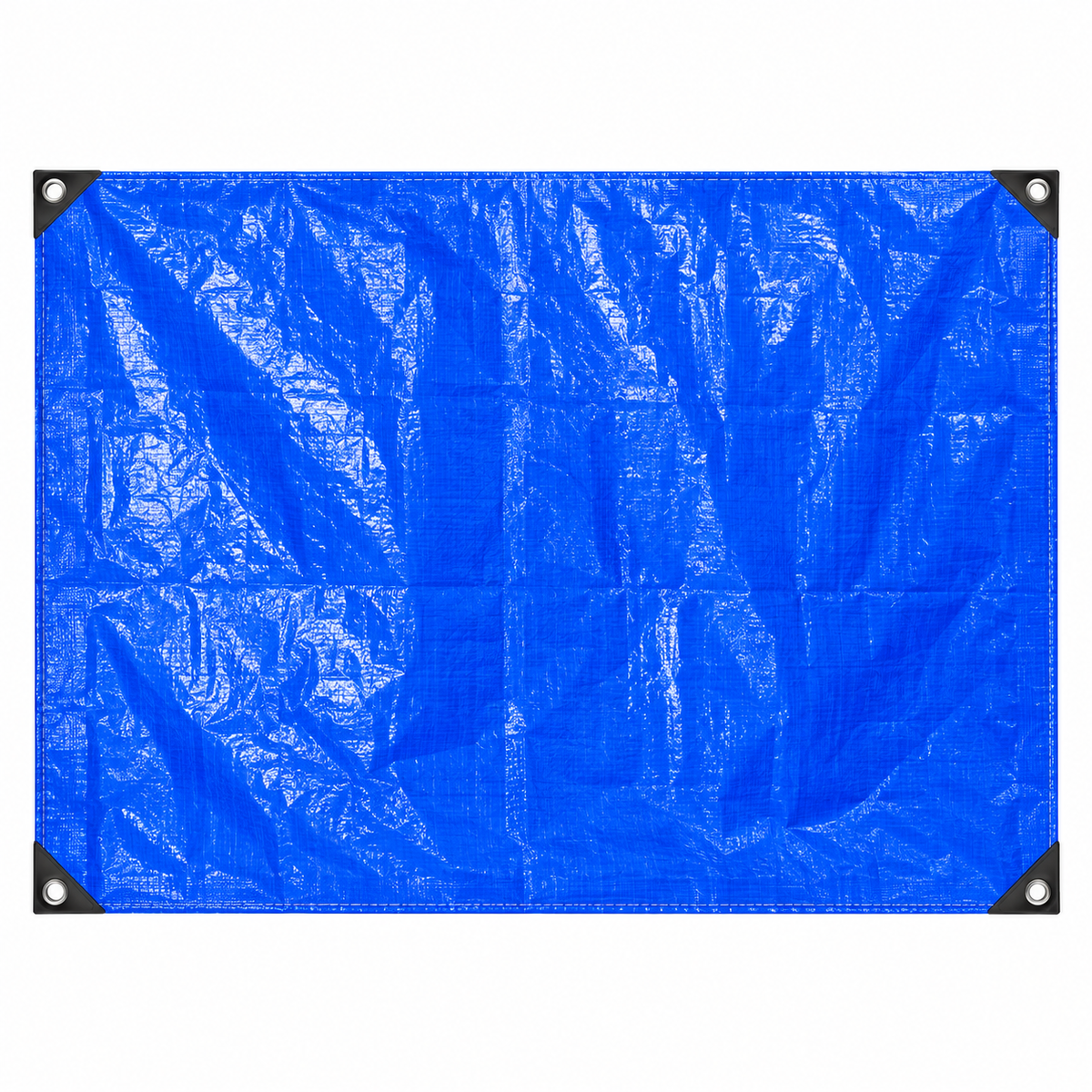 Lona Impermeable PE Antilluvia, Cubierta de Protección Multiusos Impermeable con Ojales de Aluminio, Resistente al Agua, a los Rayos UV y Desgarros, Tejido de Polietileno 150g/m² Resistente y Duradero, para Exterior, Coche, Jardín, Techo y Piscina