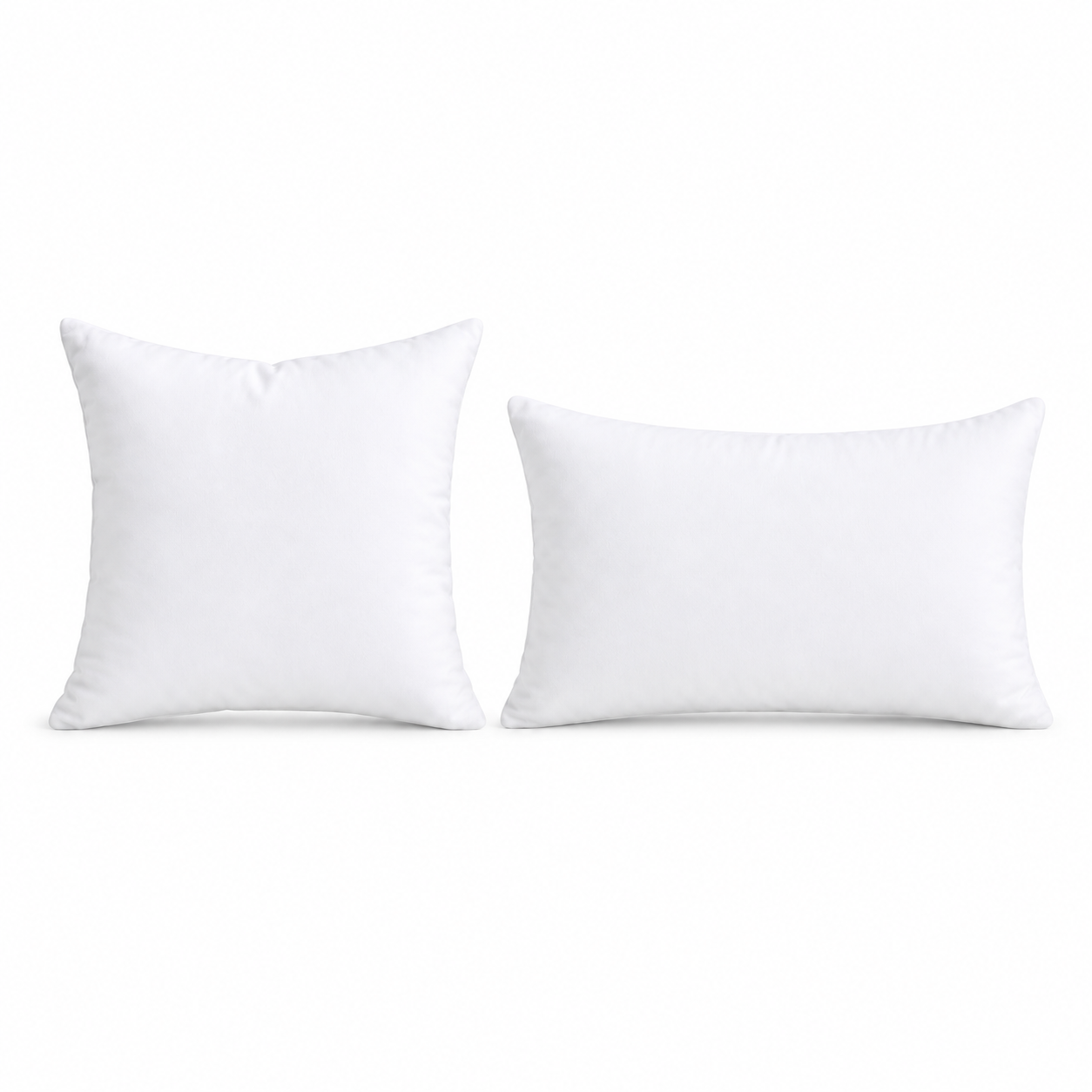 2 /4 /6piezas Núcleo de almohada blanco, cojín de almohada en múltiples tamaños, relleno de microfibra, Relleno de Cojín 2/4/6 Piezas, Cojines Interiores Cuadrados Blancos en Varios Tamaños, Relleno de Fibra Suave y Esponjoso para Sofá