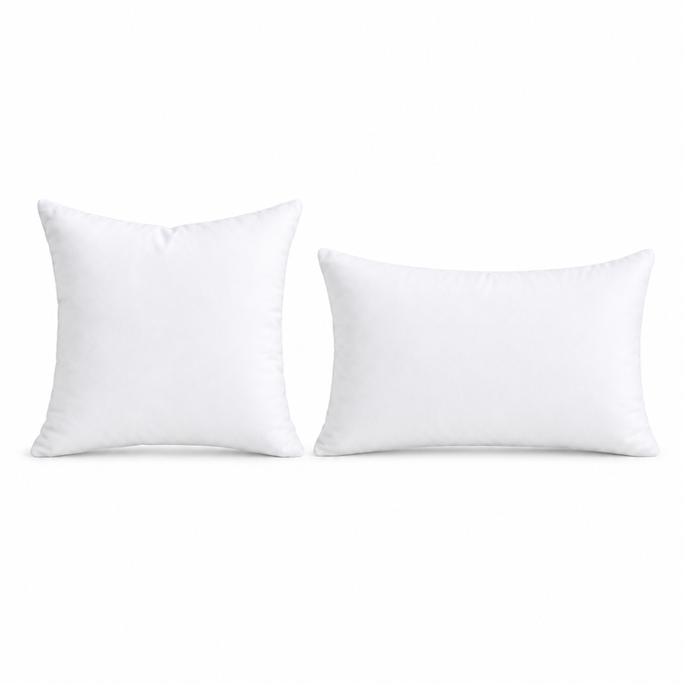 2 /4 /6piezas Núcleo de almohada blanco, cojín de almohada en múltiples tamaños, relleno de microfibra, Relleno de Cojín 2/4/6 Piezas, Cojines Interiores Cuadrados Blancos en Varios Tamaños, Relleno de Fibra Suave y Esponjoso para Sofá
