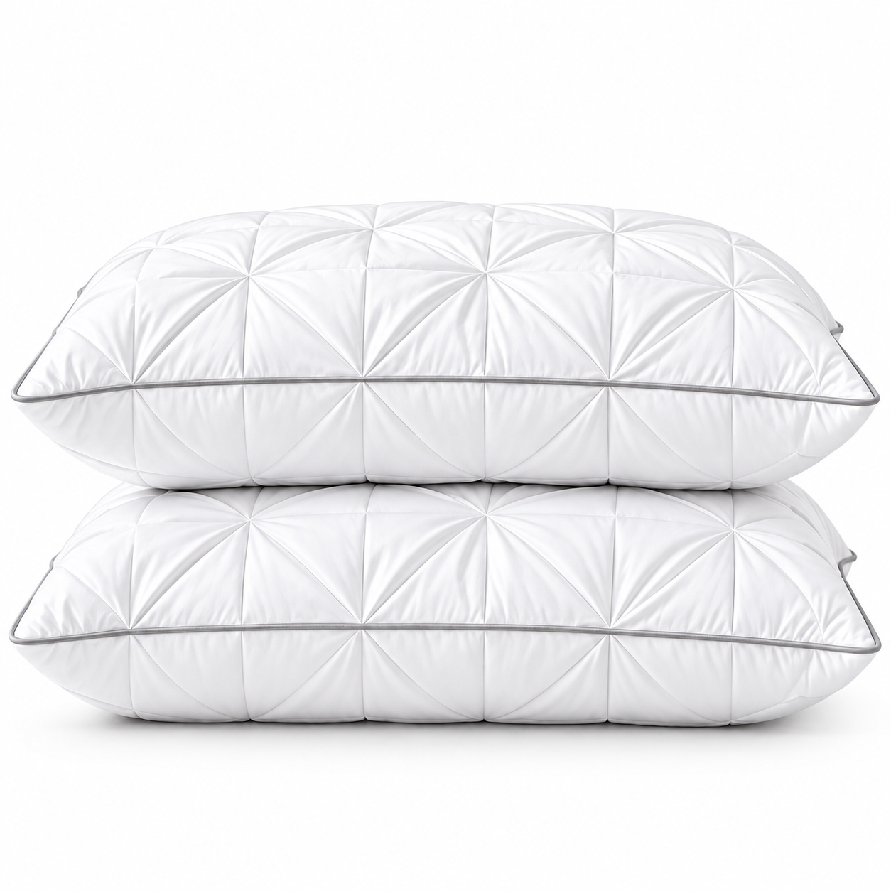 1/2/4 Unidades Almohadas de Cama para Dormir, Almohadas Rellenas con Alternativa de Pluma Súper Suave, Mullidas y Esponjosas Estilo Hotel, para Cama Matrimonio e Individual, Dormir de Lado, Boca Arriba y Boca Abajo, Dormitorio