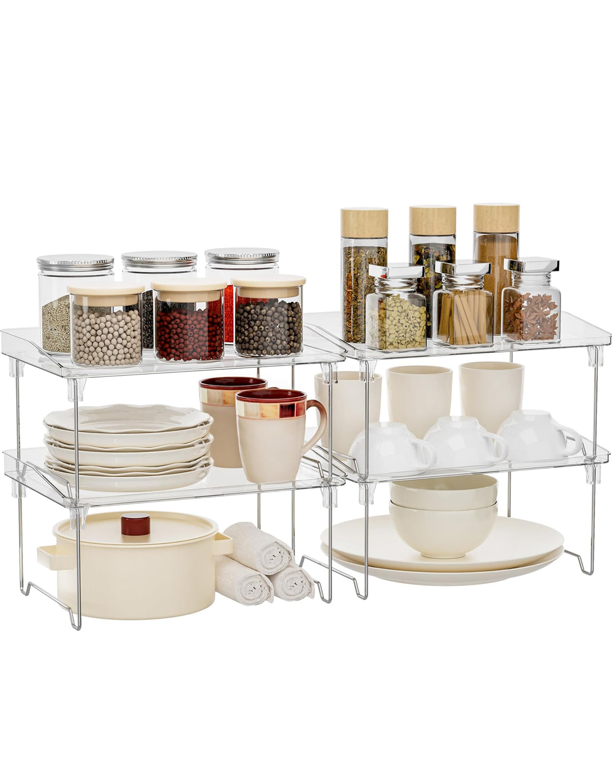 MIMOCASA 2 Paquetes Organizador Armario Cocina