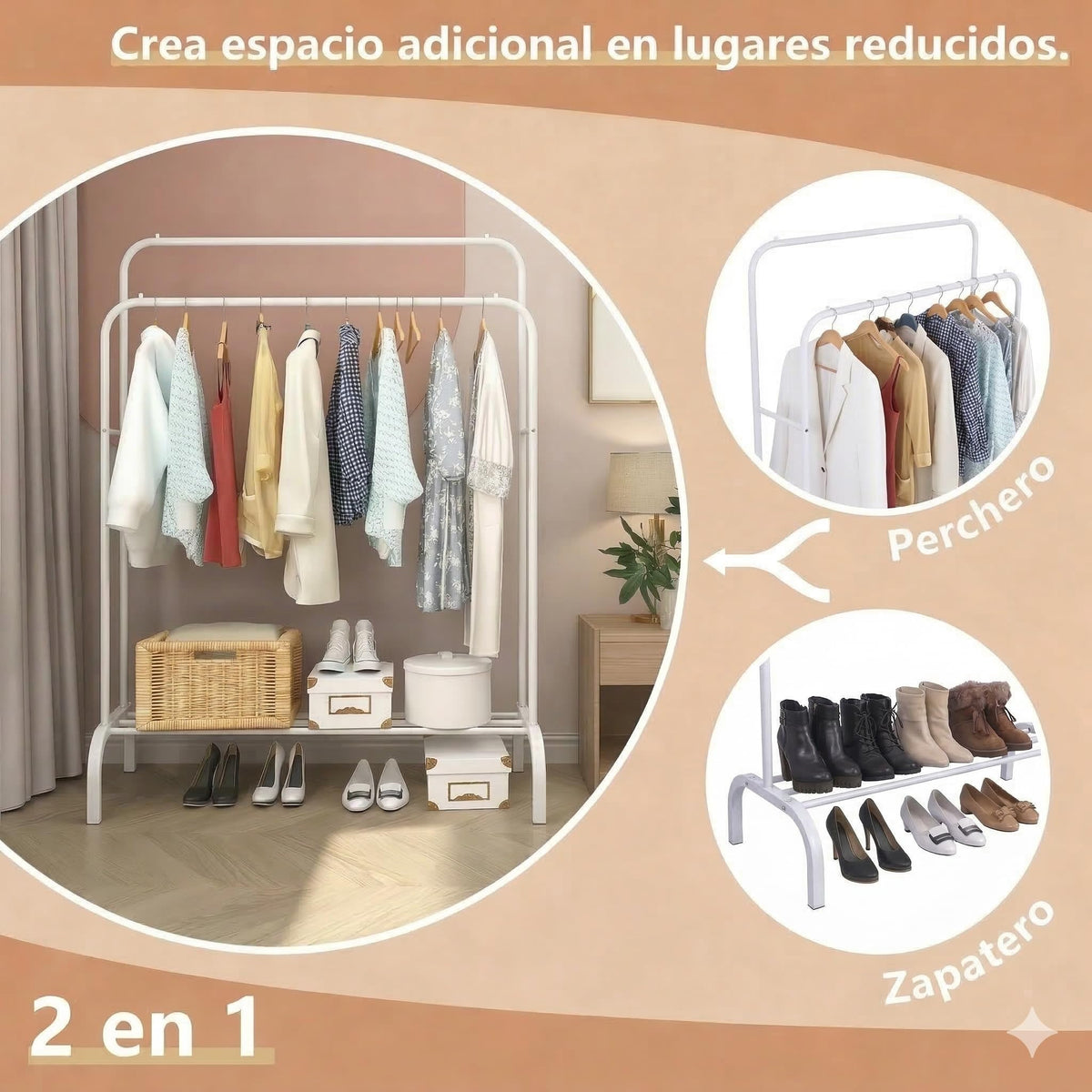 DECODEKO Perchero Colgador de Ropa