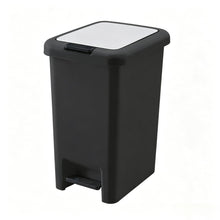 MIMOCASA Cubo para Baño : Cubo Basura Baño con Tapa a Presión y Pedal, Papelera Baño para Cocina, Baño, Sala de Estar, Oficina, Lugar Estrecho, Asa de Transporte Portátil