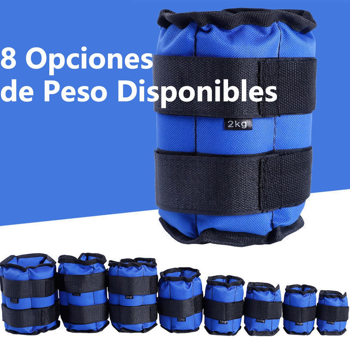 2Pcs Pesas para Tobillos, Tobilleras y Muñequeras con Peso Lastradas