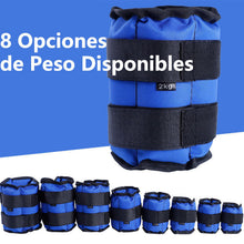 2Pcs Pesas para Tobillos, Tobilleras y Muñequeras con Peso Lastradas